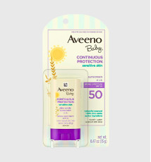 Aveeno Baby Continuous Protection Mineral Sunscreen Stick for Sensitive Skin - 13g